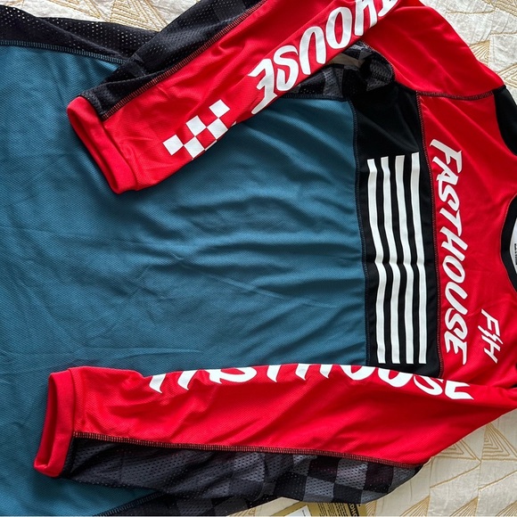Fasthouse Other - New With Tags Fasthouse Red and Blue Men's Motorcross Jersey Size XL